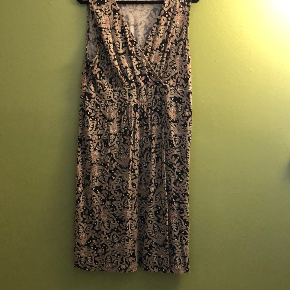 Croft & Barrow Sleeveless Paisley Dress Size XL